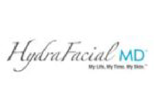 A logo of hydrafacial med